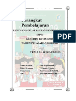 RPP Kelas 6 Tema 5 - Wirausaha - K13 Edisi Revisi 2018