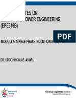 Unit 5 Single-Phase Induction Motors Tutorial