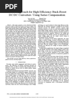 A New Approach For High Efficiency Buck-Boost DC-DC Converters Using Series Compensation