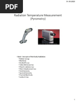 Radiation Temperature Measurement - Pyrometers