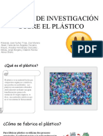 Trabajo de Investigación Sobre El Plástico