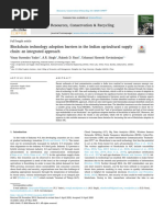 1-Blockchain Technology Adoption Barriers in The Indian Agricultural Supply