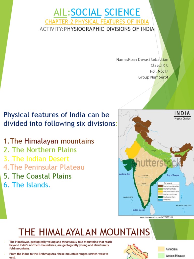 Physiographic Divisions of India | PDF | Himalayas | Landscape