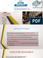 Inventory MGMT Swapnil