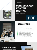 Pengelolaan Konten Digital: Kelompok Ii