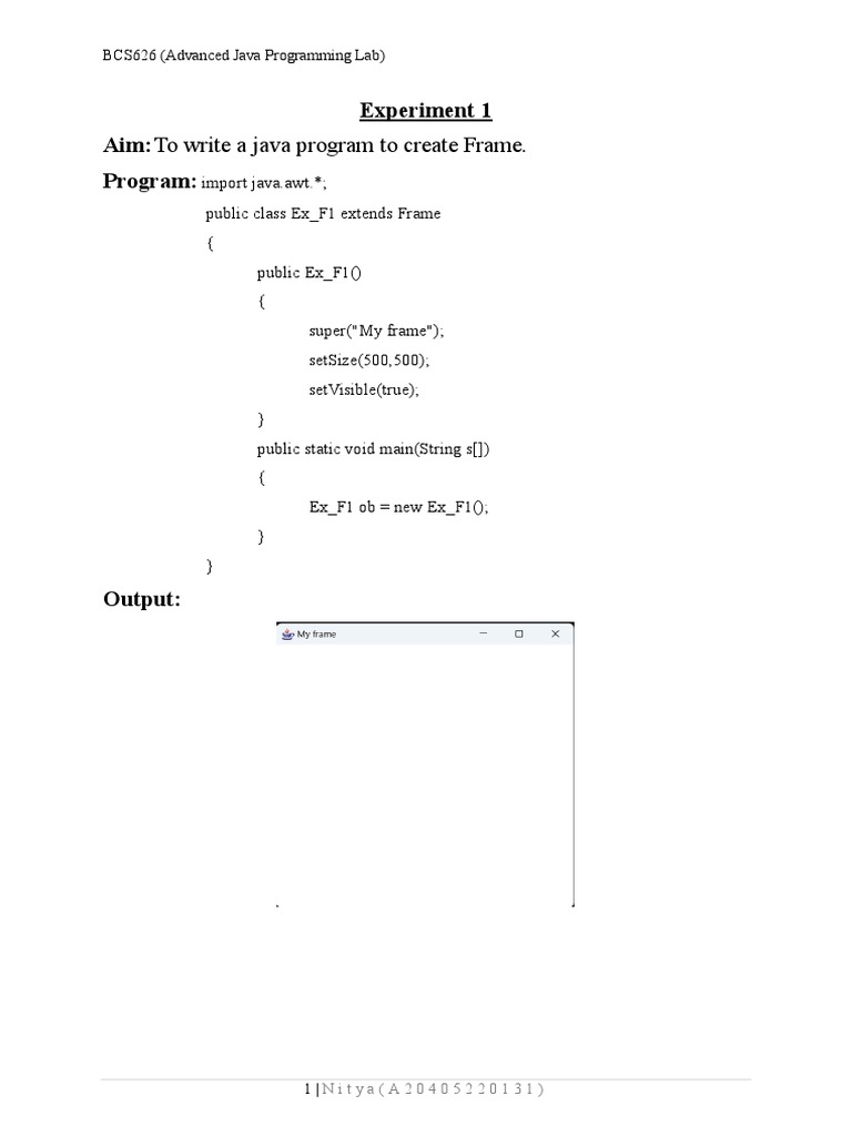 Java Practical | PDF | Computer Data | Computing