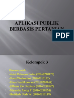 Aplikasi Publik Berbasis Pertanian