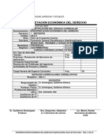 Interpretación económica del derecho planificación