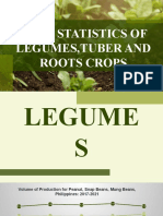 Crop Statistics of Legumes, Tuber and Roots Crops
