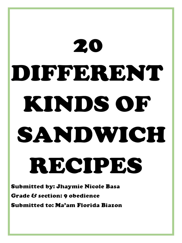 Food Recipes Pdf
