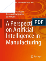 A Perspective On Artificial Intelligence in Manufacturing