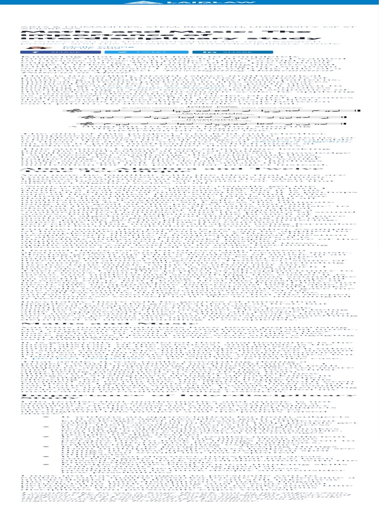 Math and Music: Interdisciplinary Insights | PDF | Mathematics | Learning