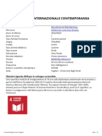 Report STORIA INTERNAZIONALE CONTEMPORANEA