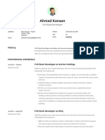 Ahmad Kanaan - Full Stack Developer
