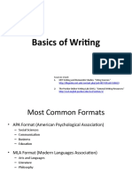 1.1.Basics of Writing