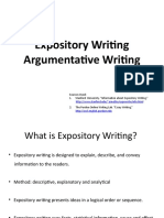 2&3.expository and Argumentative Writing