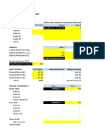 Operating Yr? (Y 1/N 0) : Note: Enter Amount in Each Year Debt And/or Equity Is Active