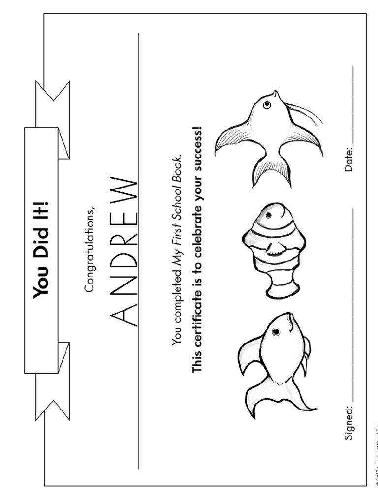 Certificate handwriting without tears pdf