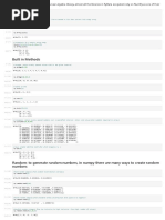 Numpy Tutorial