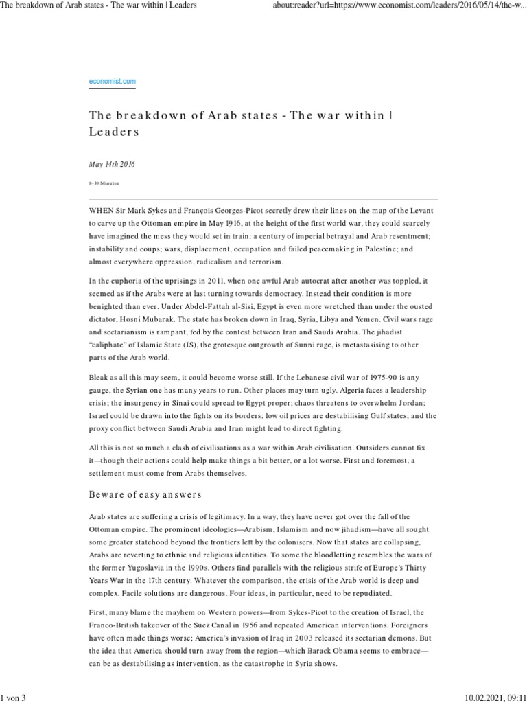 the-breakdown-of-arab-states-the-war-within-leaders-may-14th-2016