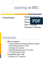 IT Outsourcing at BBC