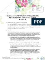 Basel Accord 1.5 Dan Market Risk Amandement 1996 Basel 2 Dan Basel 3