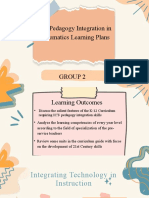 ICT-Pedagogy Integration in Mathematics Learning Plans