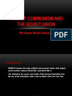 Rise of Communism and The Soviet Union: 9th Grade World History