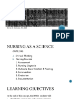 10 Nursing As A Science Critical Thinking