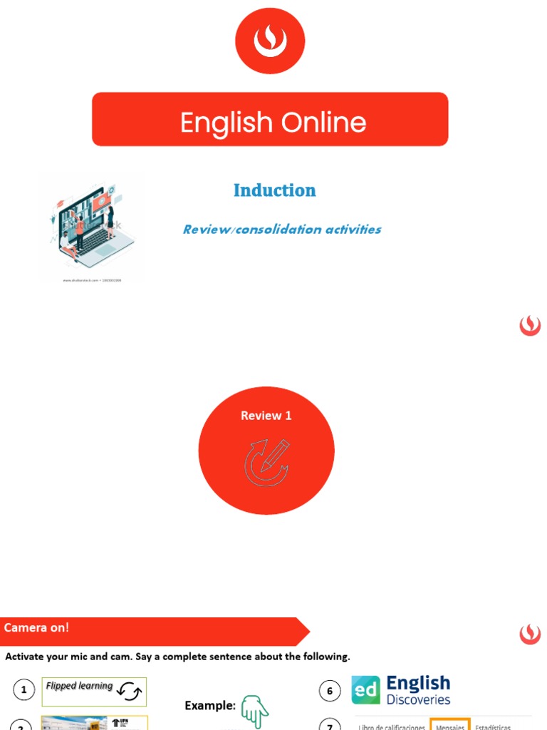 Induction ReviewConsolidation Activities PDF PDF Learning Cognition