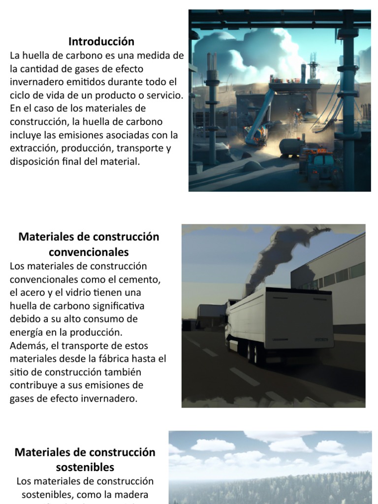 Impacto de La Huella de Carbono-Construccion | PDF