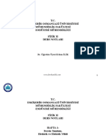 T.C. Eskişehir Osmangazi Üniversitesi Mühendislik Fakültesi Endüstri Mühendisliği Fizik Ii Ders Notlari