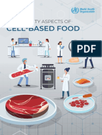 Cell-Based Food: Food Safety Aspects of