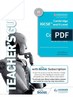 3 Cambridge IGCSE and O Level Computer Science Teachers Guide With Boost Subscription Booklet
