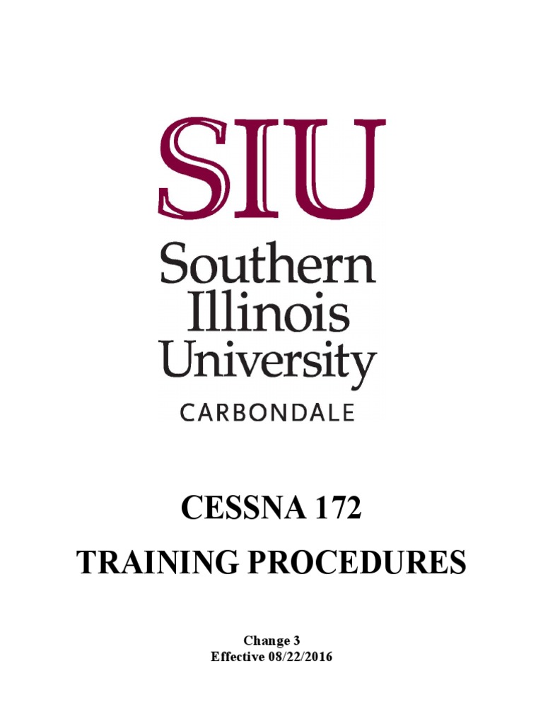 Cessna 172 Training Procedures Guide | PDF | Transport | Vehicle Parts