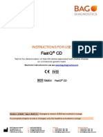 Fastq CD: Instructions For Use