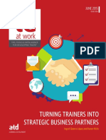 At Work: Turning Trainers Into Strategic Business Partners