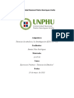 Universidad Nacional Pedro Henríquez Ureña: Técnicas de Estudios y La Investigación (EDU-107-01)