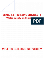 18arc 4.3 - Building Services - I (Water Supply and Sanitation)