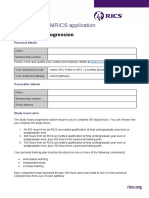 Assocrics To Mrics Study Hours Progression Application Form