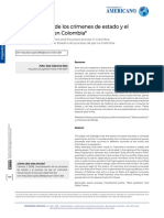 Caracterizacion de Los Crimenes de Estado YEl Proceso de Paz