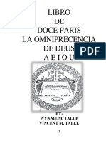 Libro DE Doce Paris La Omniprecencia de Deus Aeiou: BY: Wynnie M. Talle Vincent M. Talle