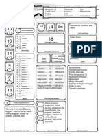 D&D 5e Scheda Personaggio Fuoco