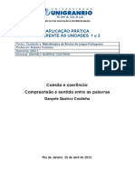 AP1 Conteúdo e Metodologias Do Ensino de Língua Portugesa