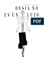 La Poesía No Es Un Lujo - Audre Lorde PDF