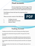 Final Accounts