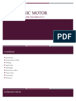 Ultrasonic Motor: Submitted By: Aswathi Chandran K V