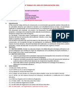 Plan Anual de Trabajo Del Area de Comunicación 2022