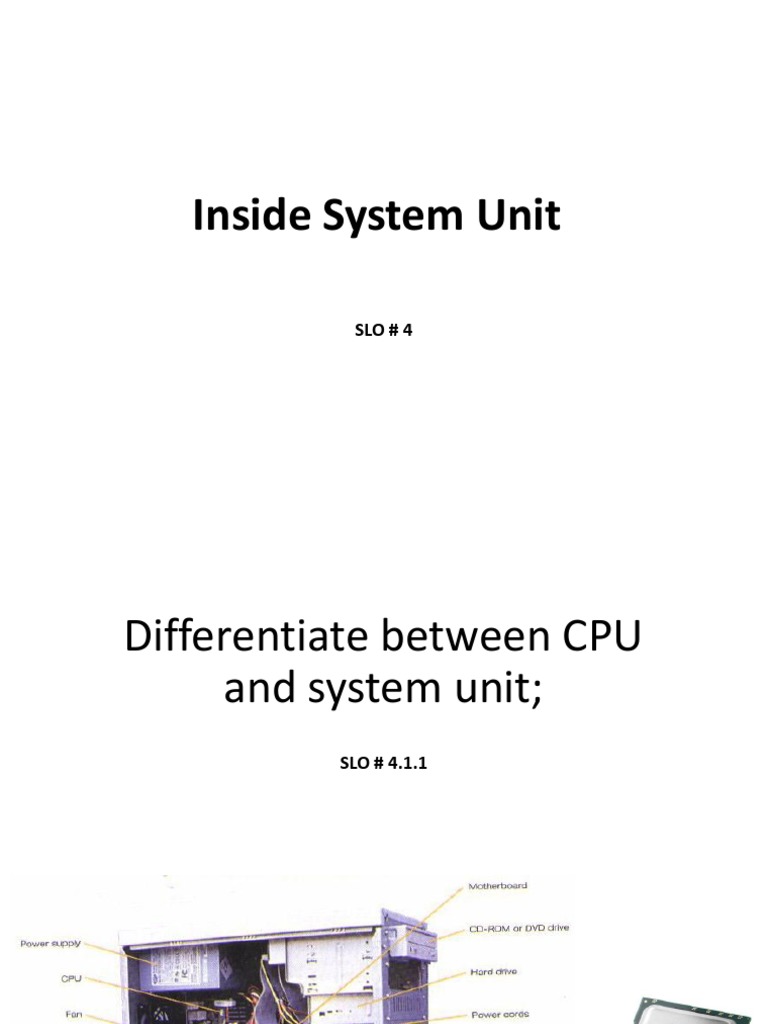 Inside System Unit-2 | PDF | Computer Network | Usb