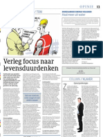 Artikel Cobouw Levensduurdenken Cobouw 7 Sept 2011